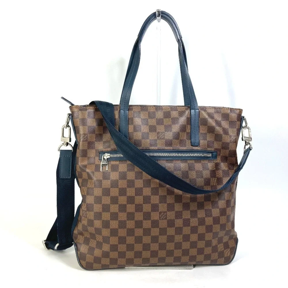 LOUIS VUITTON Authentic Brown Damier Canvas Shoulder Bag